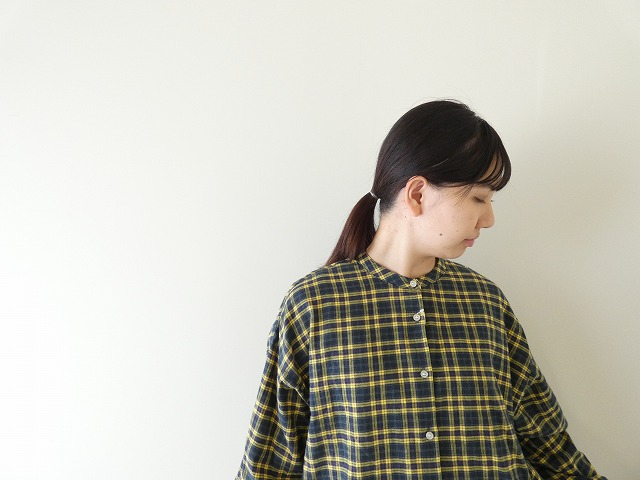 PK シャーリングチェックバンドカラービッグシャツの商品画像5