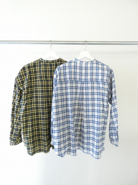 PK シャーリングチェックバンドカラービッグシャツの商品画像9