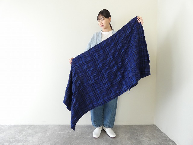 prit(プリット) ウールコットンチェックストールの商品画像2