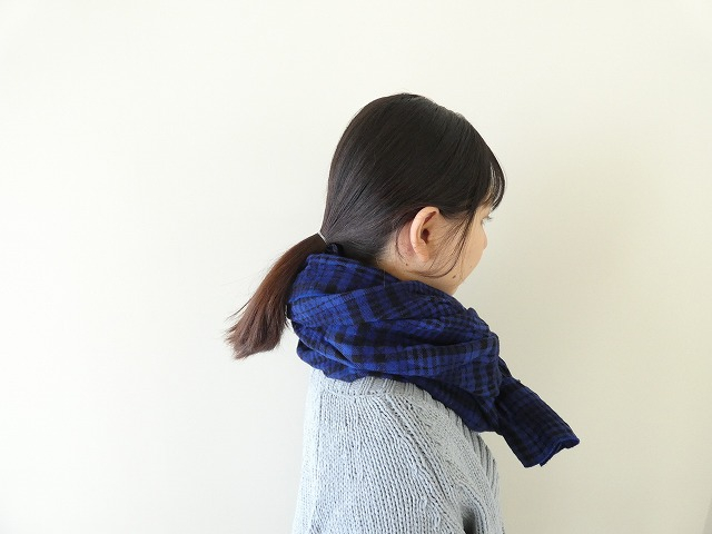 prit(プリット) ウールコットンチェックストールの商品画像5