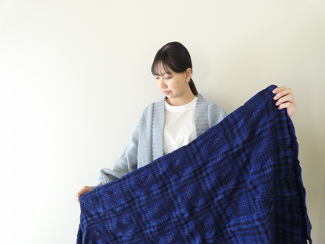 prit(プリット) ウールコットンチェックストールの商品画像6