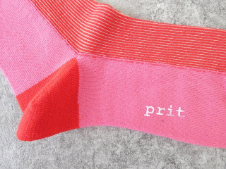 prit(プリット) バイカラーストライプソックスの商品画像19