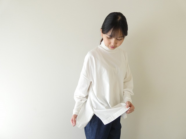 prit(プリット) 40/2天竺 タートルネックビッグプルオーバーの商品画像7