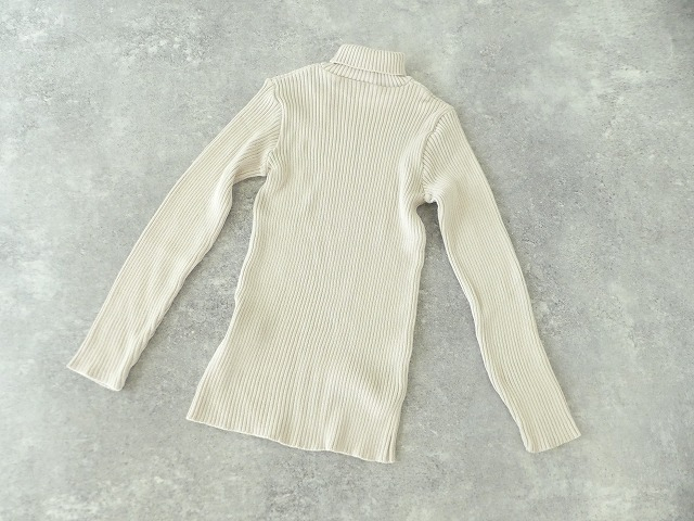 sabbatum(サバタム) 綿コーマリブ編みタートルプルオーバーの商品画像29