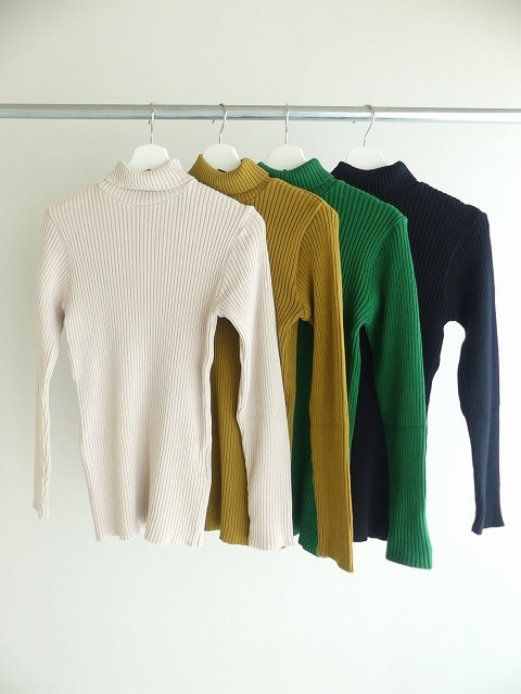 sabbatum(サバタム) 綿コーマリブ編みタートルプルオーバーの商品画像3