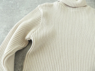 sabbatum(サバタム) 綿コーマリブ編みタートルプルオーバーの商品画像31