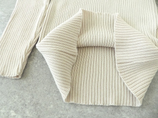 sabbatum(サバタム) 綿コーマリブ編みタートルプルオーバーの商品画像33