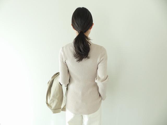 sabbatum(サバタム) 綿コーマリブ編みタートルプルオーバーの商品画像4