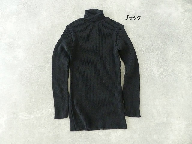 sabbatum(サバタム) 綿コーマリブ編みタートルプルオーバーの商品画像42