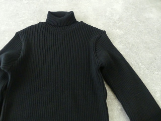 sabbatum(サバタム) 綿コーマリブ編みタートルプルオーバーの商品画像45