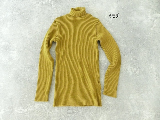 sabbatum(サバタム) 綿コーマリブ編みタートルプルオーバーの商品画像70