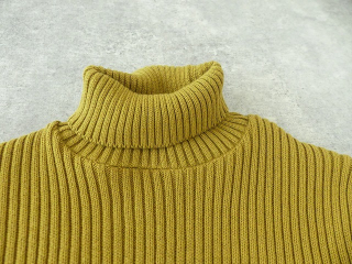 sabbatum(サバタム) 綿コーマリブ編みタートルプルオーバーの商品画像72
