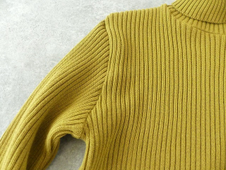 sabbatum(サバタム) 綿コーマリブ編みタートルプルオーバーの商品画像73