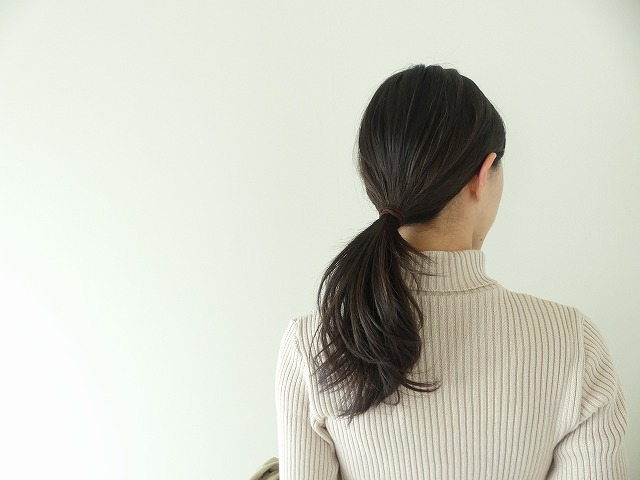 sabbatum(サバタム) 綿コーマリブ編みタートルプルオーバーの商品画像8