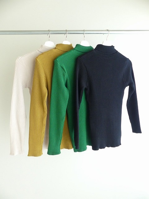 sabbatum(サバタム) 綿コーマリブ編みタートルプルオーバーの商品画像9