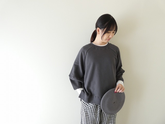 TANG(タング) パイル裏毛スーピマコットンプルオーバーの商品画像2