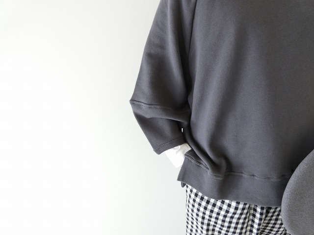 TANG(タング) パイル裏毛スーピマコットンプルオーバーの商品画像6