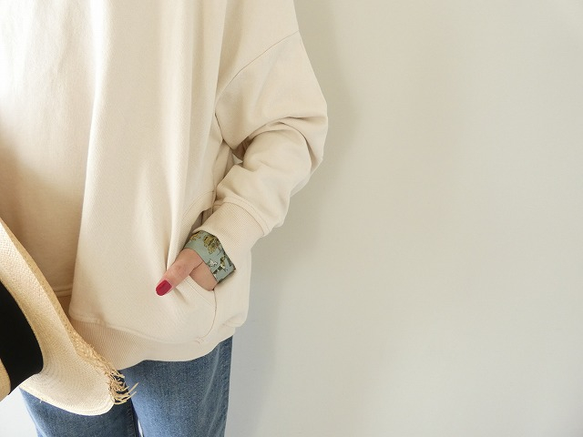 TANG(タング) 度詰めミニ裏毛コットンプルオーバーの商品画像5