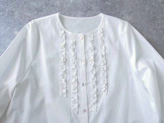 utilite サテンシルクソフトフリルブラウスの商品画像45