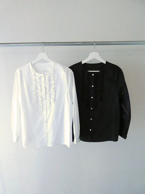 utilite サテンシルクソフトフリルブラウスの商品画像8