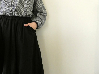 bulle de savon(ビュルデサボン) コットンキュプラ 高密度ブロード puri puri ポケットスカートの商品画像21