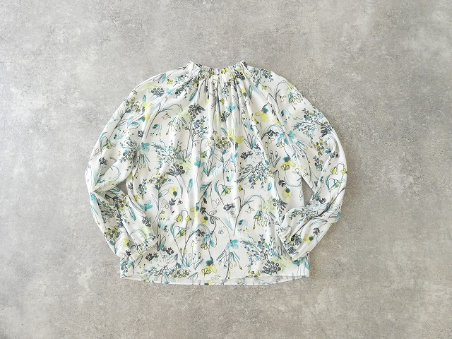 TOMORROWLAND(トゥモローランド) オーキッドフラワースタンドカフギャザーブラウスの商品画像10