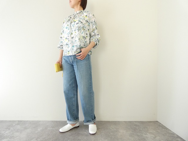 TOMORROWLAND(トゥモローランド) オーキッドフラワースタンドカフギャザーブラウスの商品画像5