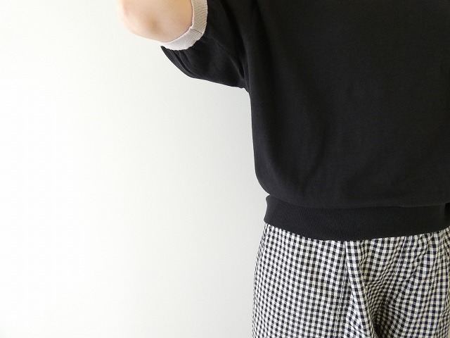 ichi(イチ) コットンニットバイカラープルオーバーの商品画像11