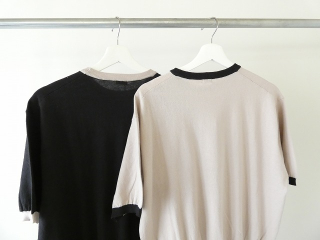 ichi(イチ) コットンニットバイカラープルオーバーの商品画像18