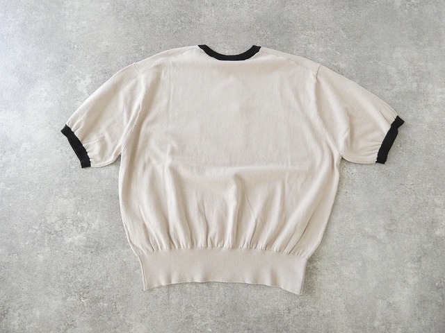 ichi(イチ) コットンニットバイカラープルオーバーの商品画像29