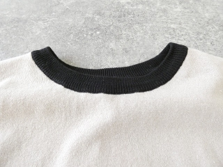 ichi(イチ) コットンニットバイカラープルオーバーの商品画像31