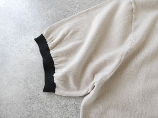 ichi(イチ) コットンニットバイカラープルオーバーの商品画像33