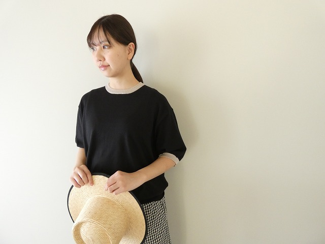 ichi(イチ) コットンニットバイカラープルオーバーの商品画像4