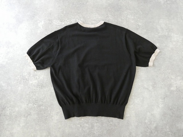 ichi(イチ) コットンニットバイカラープルオーバーの商品画像43