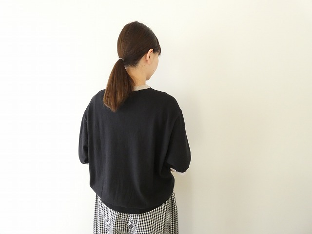 ichi(イチ) コットンニットバイカラープルオーバーの商品画像7