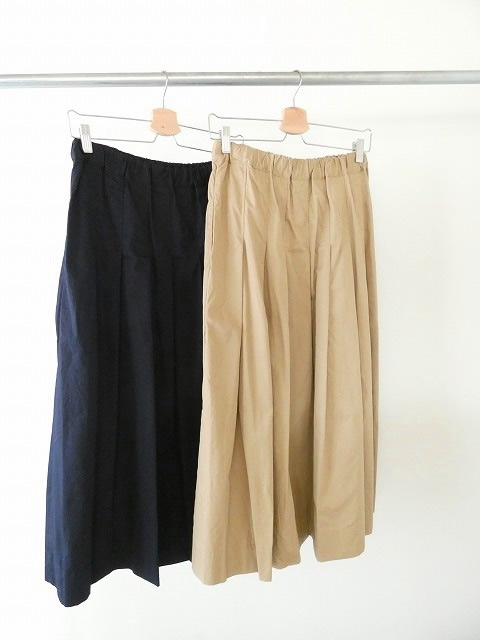 ina(イナ) 天日干し風ビンテージワッシャーツイルタックスカートの商品画像10