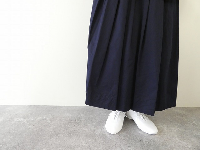 ina(イナ) 天日干し風ビンテージワッシャーツイルタックスカートの商品画像5