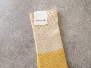 homspun(ホームスパン) コットンウール配色ソックスの商品画像16