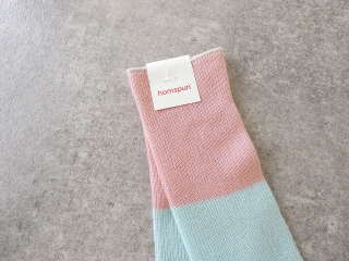 homspun(ホームスパン) コットンウール配色ソックスの商品画像30
