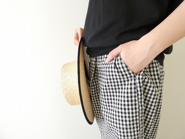 Brocante(ブロカント) 綿麻アムンゼンクロストヌーパンツの商品画像8