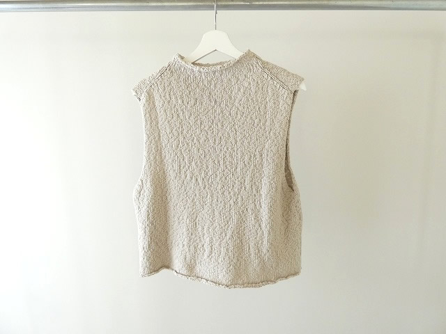 evam eva(エヴァムエヴァ) cotton slub vestの商品画像10