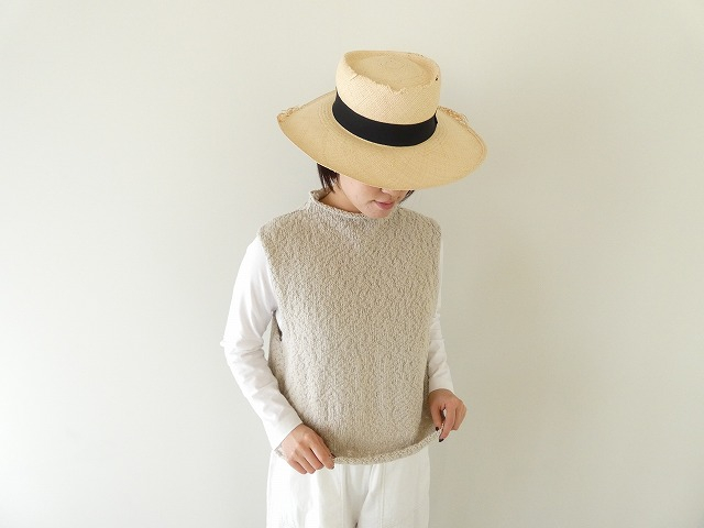 evam eva(エヴァムエヴァ) cotton slub vestの商品画像6