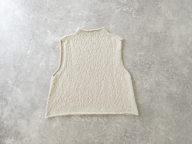evam eva(エヴァムエヴァ) cotton slub vestの商品画像8