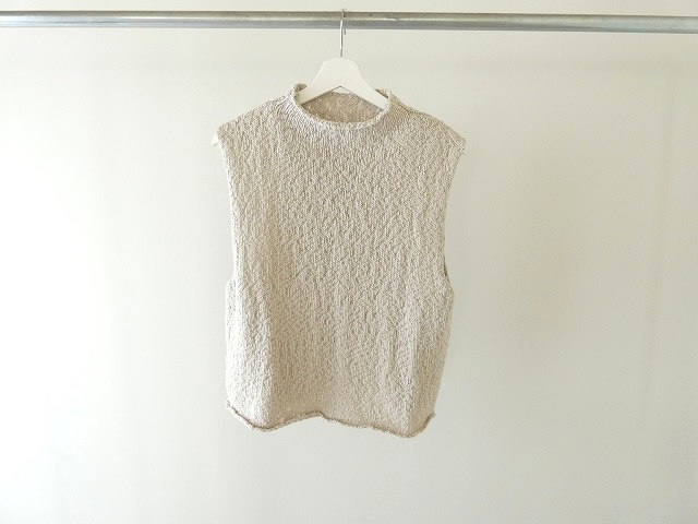 evam eva(エヴァムエヴァ) cotton slub vestの商品画像9