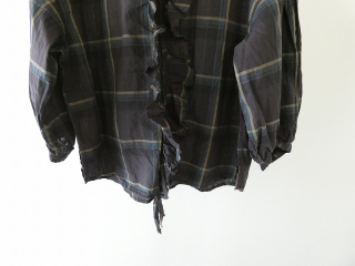 LAITERIE(レイトリー) オーガニックコットンローンチェックフリルブラウスの商品画像22