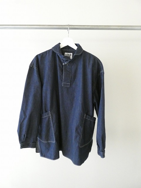 LOLO(ロロ) 定番プルオーバー ビックデニムシャツの商品画像2