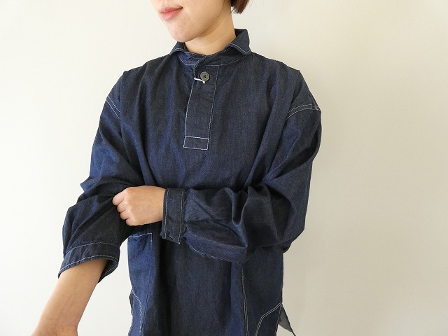 LOLO(ロロ) 定番プルオーバー ビックデニムシャツの商品画像5