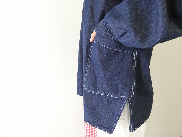 LOLO(ロロ) 定番プルオーバー ビックデニムシャツの商品画像6