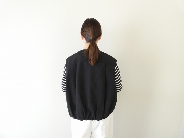 mao made(マオメイド) ヴィンテージウェザーバルーンシルエットZIP UPベストの商品画像5