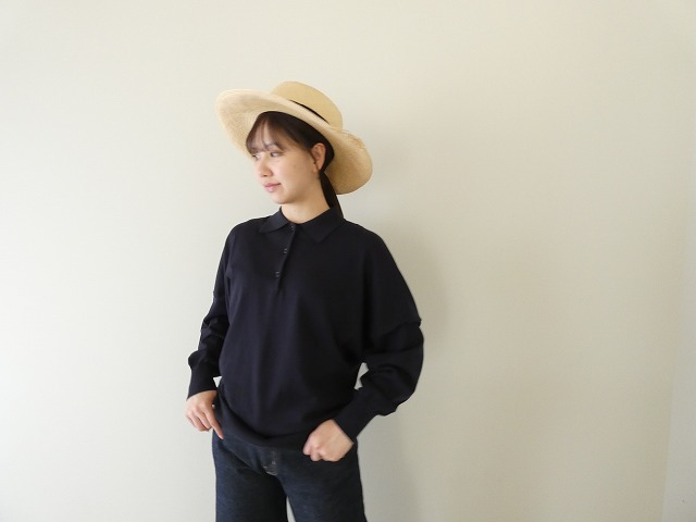 MidiUmi(ミディウミ) ワイドニットポロの商品画像2